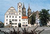 Rathaus in Oschatz in Deutschland